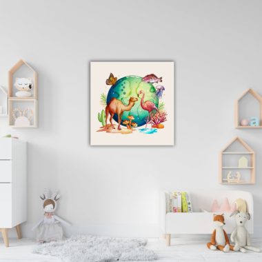 wandbild-biodiversitaetsillustration-aquarell-tiere-natur-kinderzimmer3-min