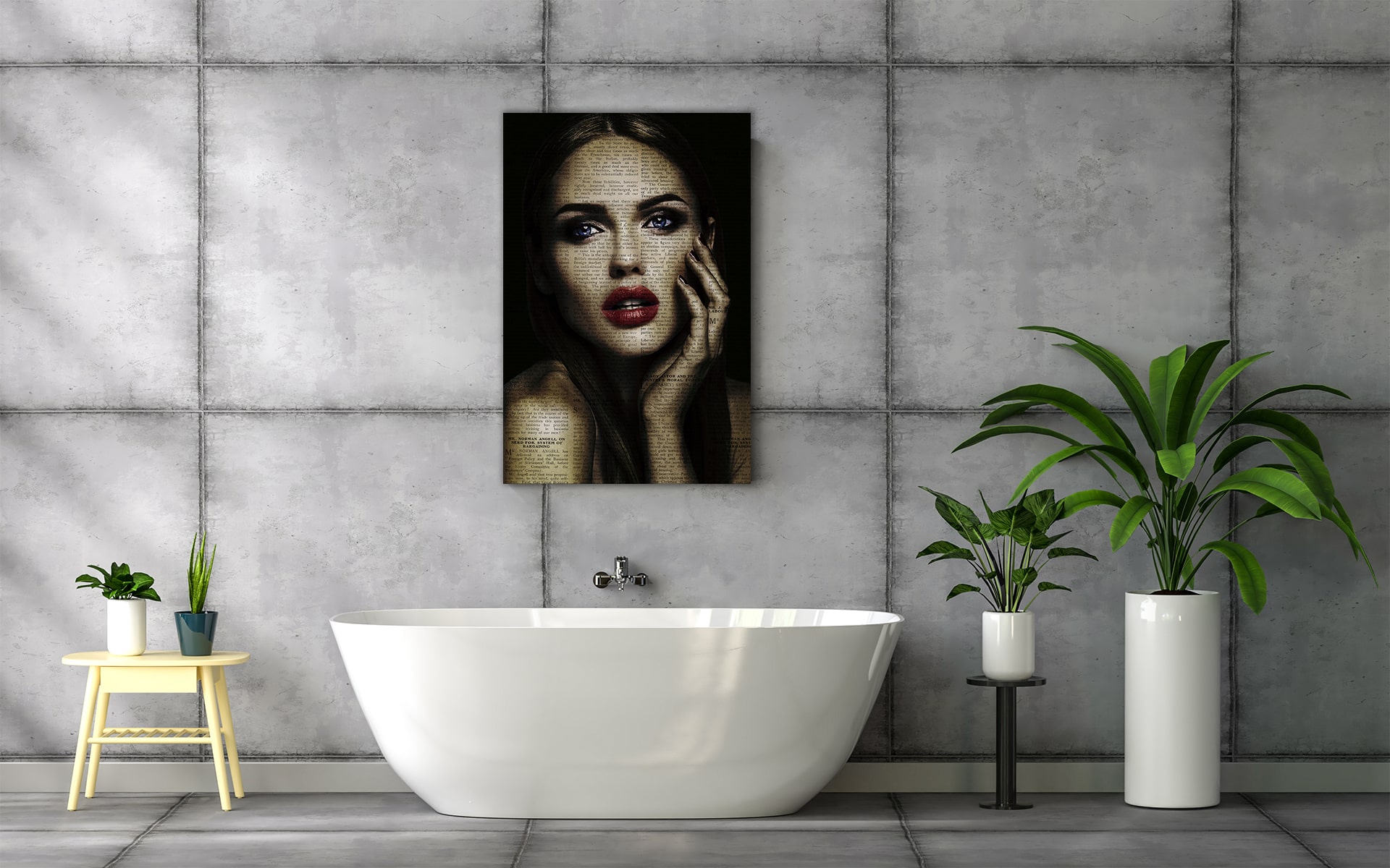 wandbild-frau-menschen-gesichter-bad-min wandbild-frau-menschen-gesichter-bad-min