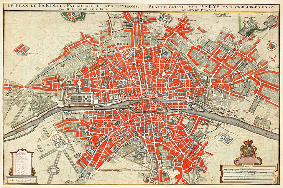 wandbild-historischer-stadtplan-paris wandbild-historischer-stadtplan-paris