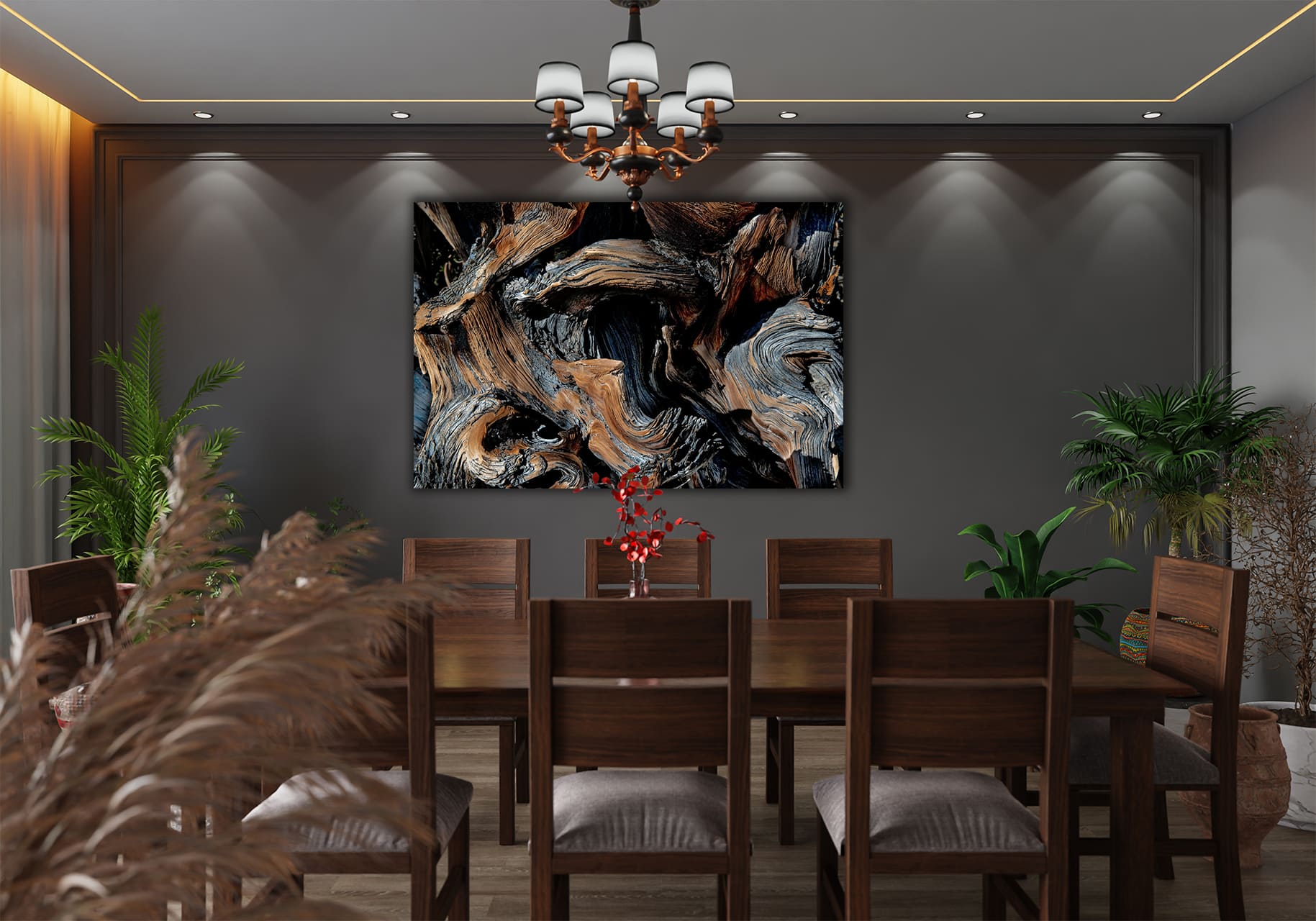 wandbild-holzstruktur-natur-tiere-esszimmer2 wandbild-holzstruktur-natur-tiere-esszimmer2