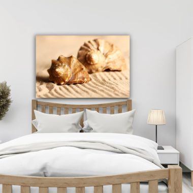 wandbild-muscheln-im-sand-natur-landschaft-schlafzimmer-min