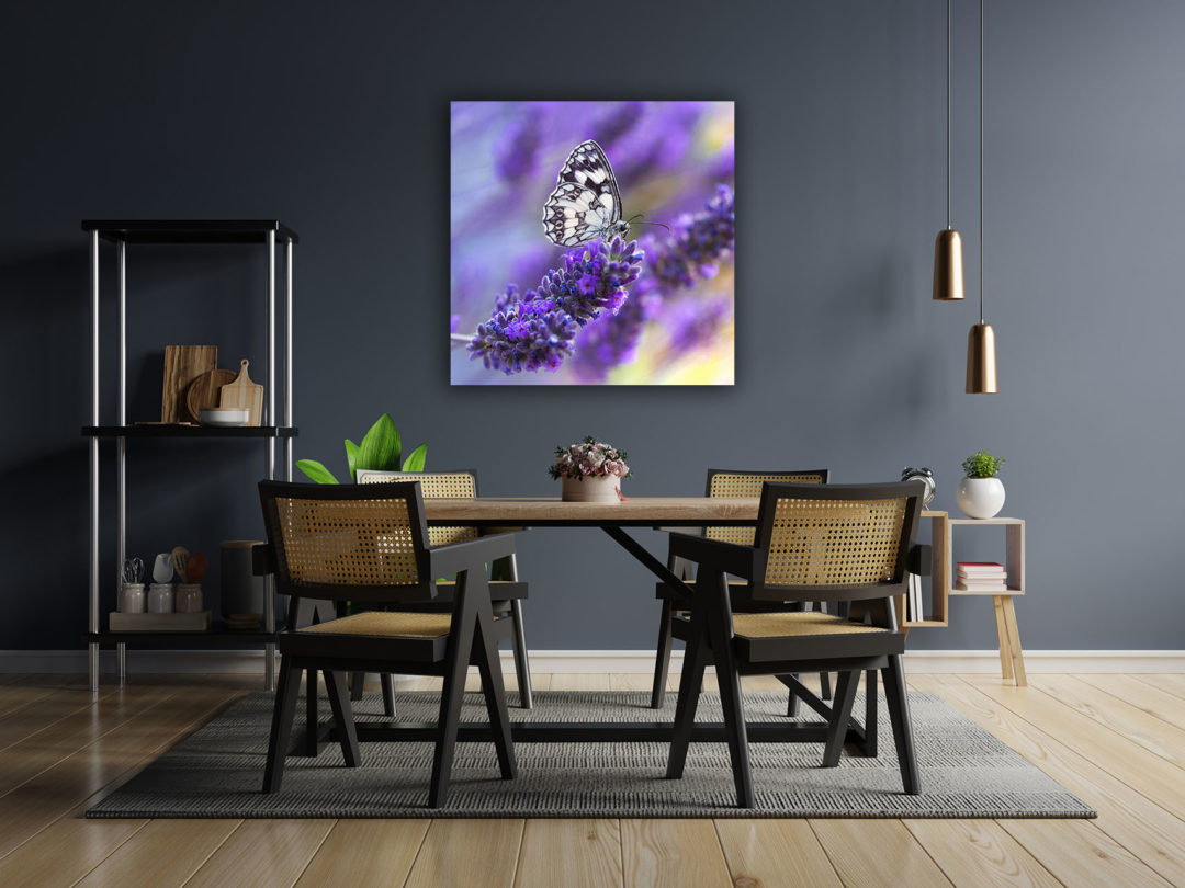 wandbild schmetterling natur landschaft esszimmer