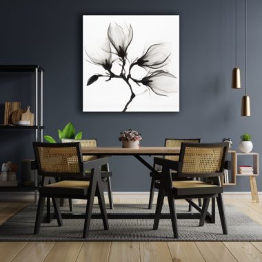 Wandbild Seidenblüten im Esszimmer, Natur & Tiere