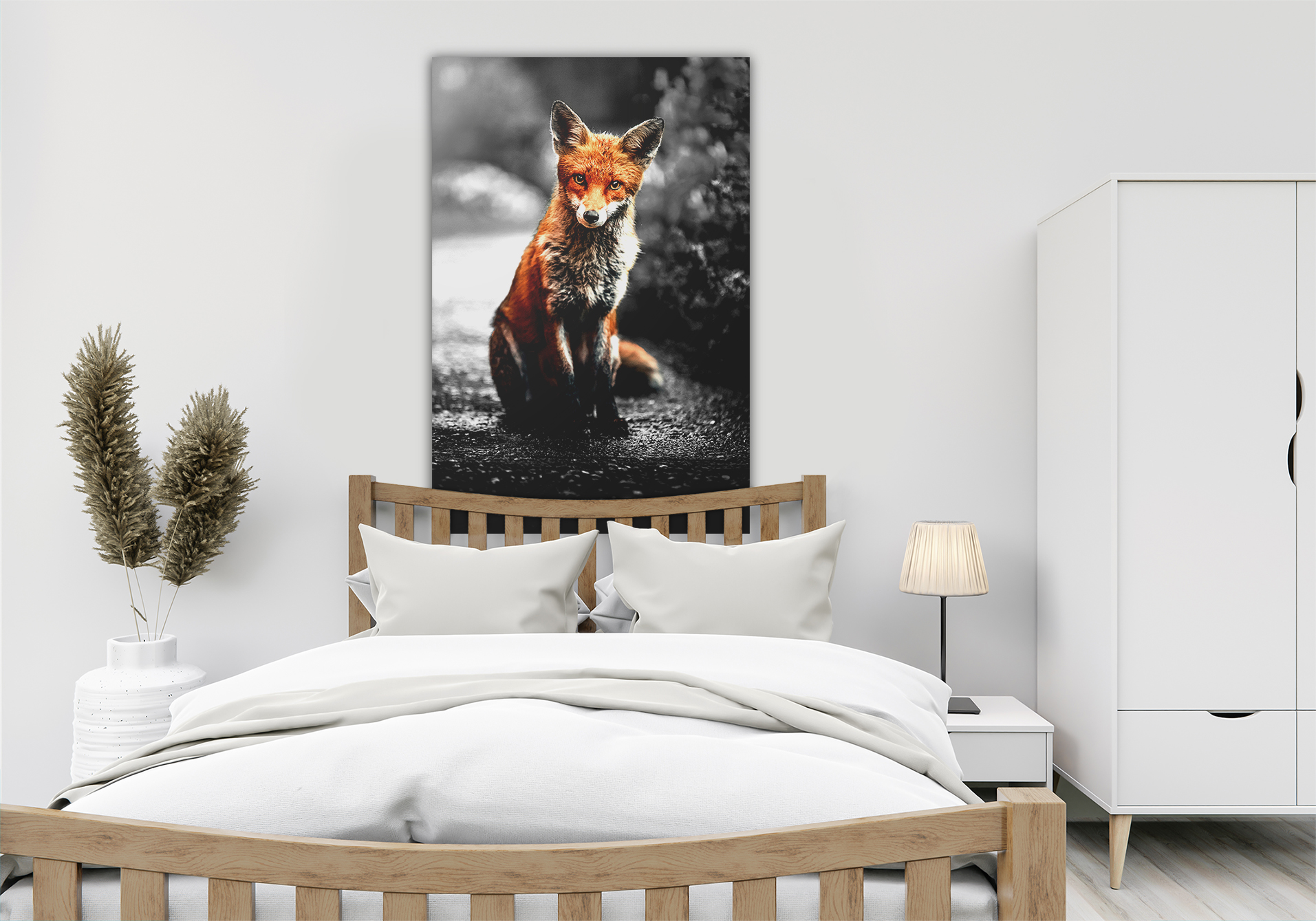 Wandbild Fuchs im Schlafzimmer, Natur & Tiere Wandbild Fuchs im Schlafzimmer, Natur & Tiere