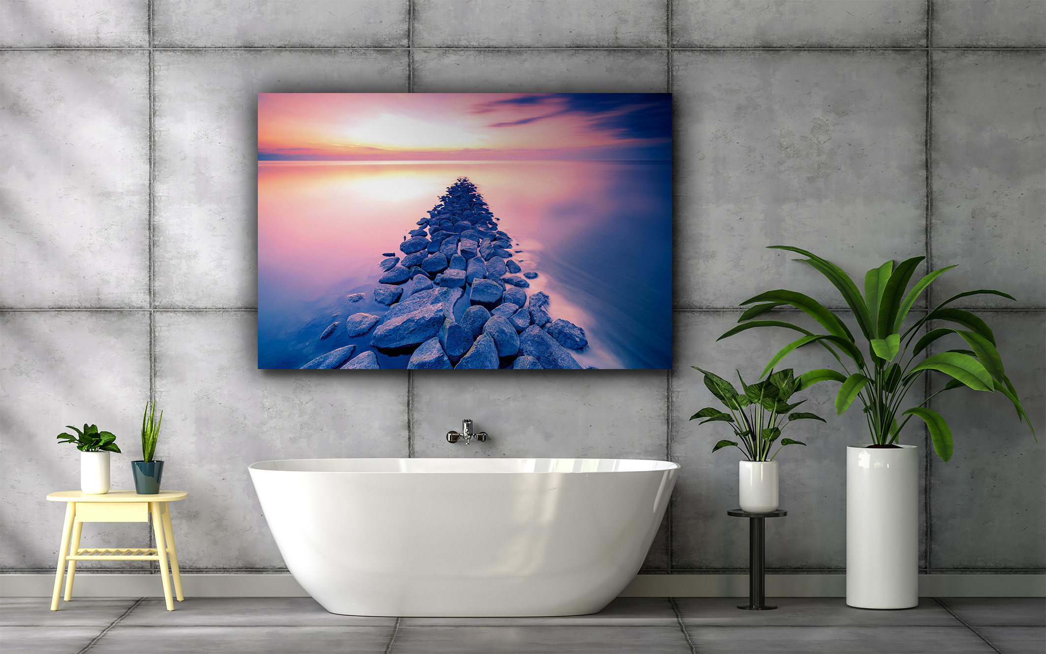 Wandbild Wattenmeer im Badezimmer, Natur & Landschaft Wandbild Wattenmeer im Badezimmer, Natur & Landschaft