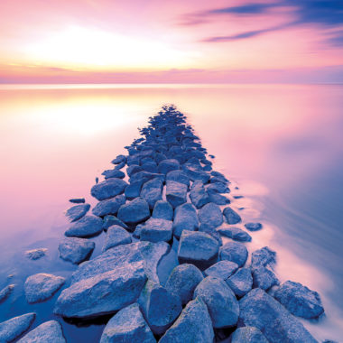 Wandbild Wattenmeer im Farbenspiel, Natur & Landschaft