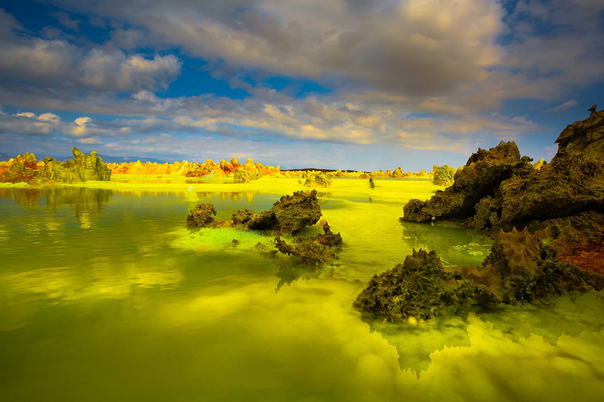 Wandbild Dallol Vulkan, Natur & Landschaft Wandbild Dallol Vulkan, Natur & Landschaft