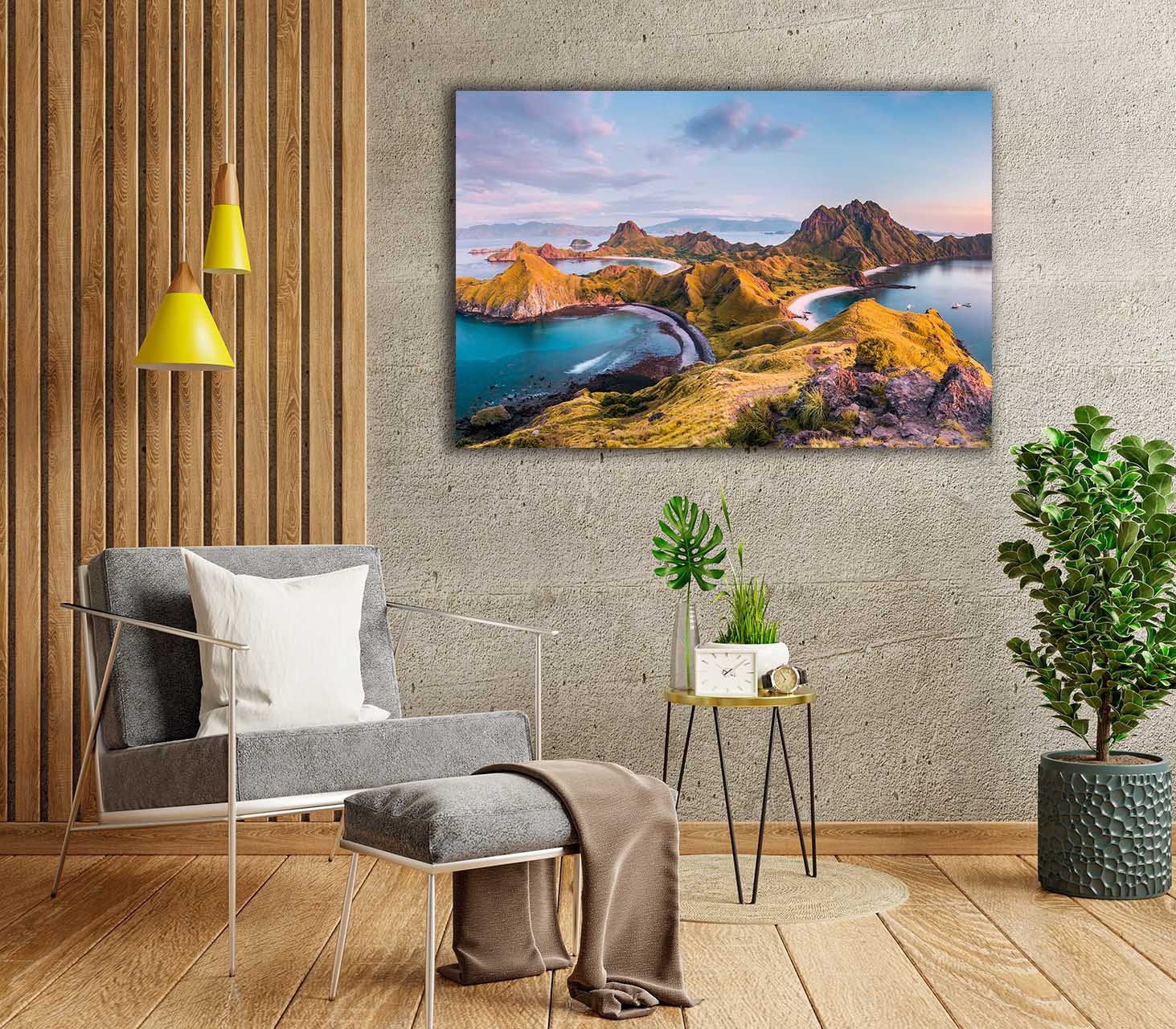 Wandbild Insel Indonesien im Flur, Natur & Landschaft Wandbild Insel Indonesien im Flur, Natur & Landschaft