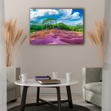Wandbild Lila Erde im Flur, Natur & Landschaft