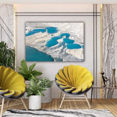 Wandbild Pamukkale, Türkei im Wohnzimmer, Natur & Landschaft