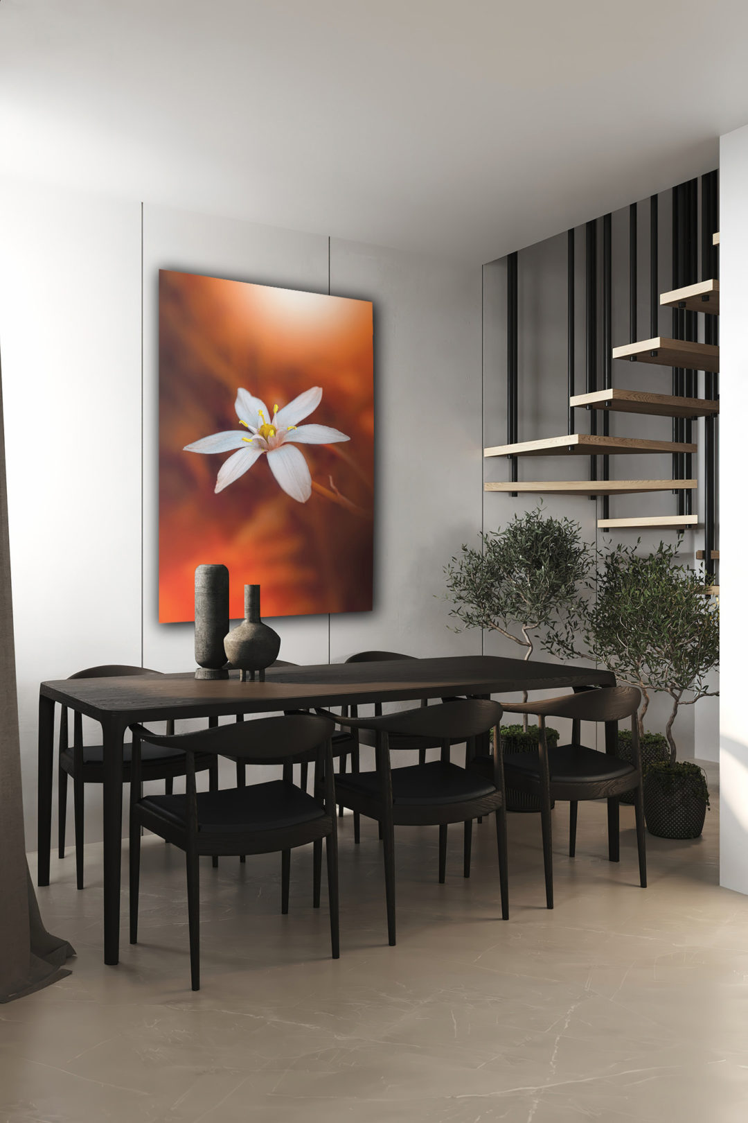 Wandbild Ornithogalum Esszimmer