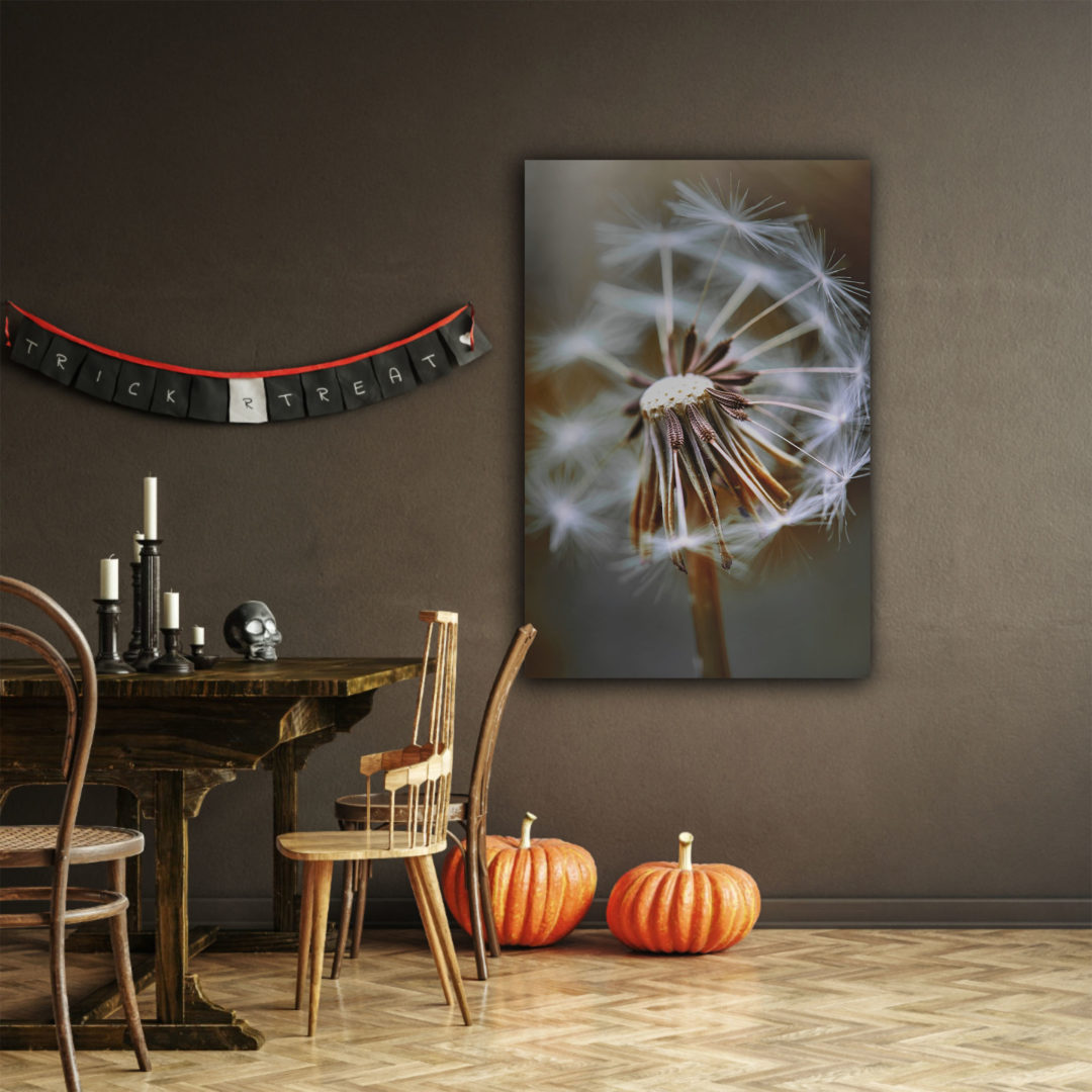 wandbild pusteblume natur sabine schiebofski esszimmer