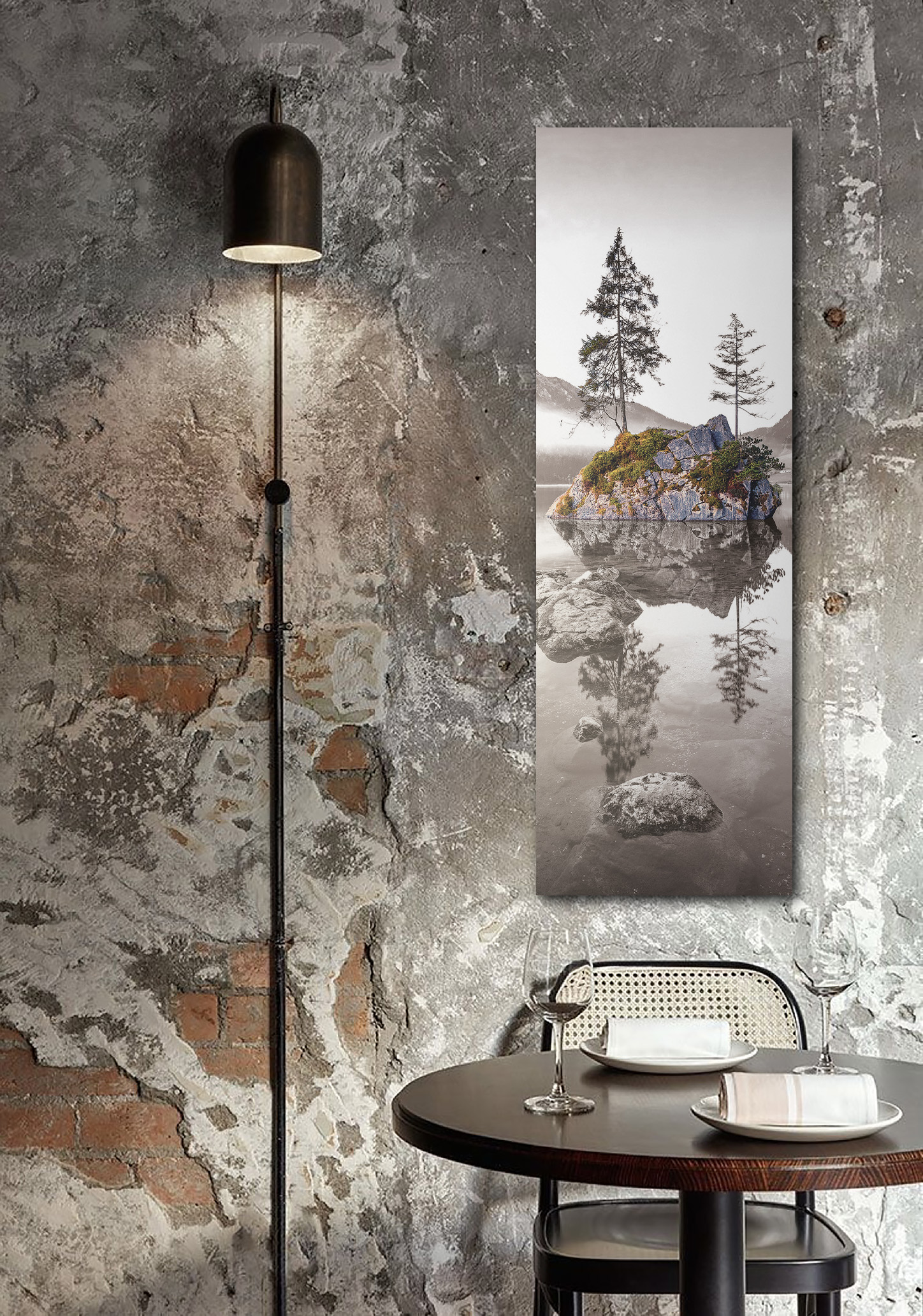 wandbild-bergsee-schwarz-weiß-natur-landschaft-original-panorama-flur wandbild-bergsee-schwarz-weiß-natur-landschaft-original-panorama-flur