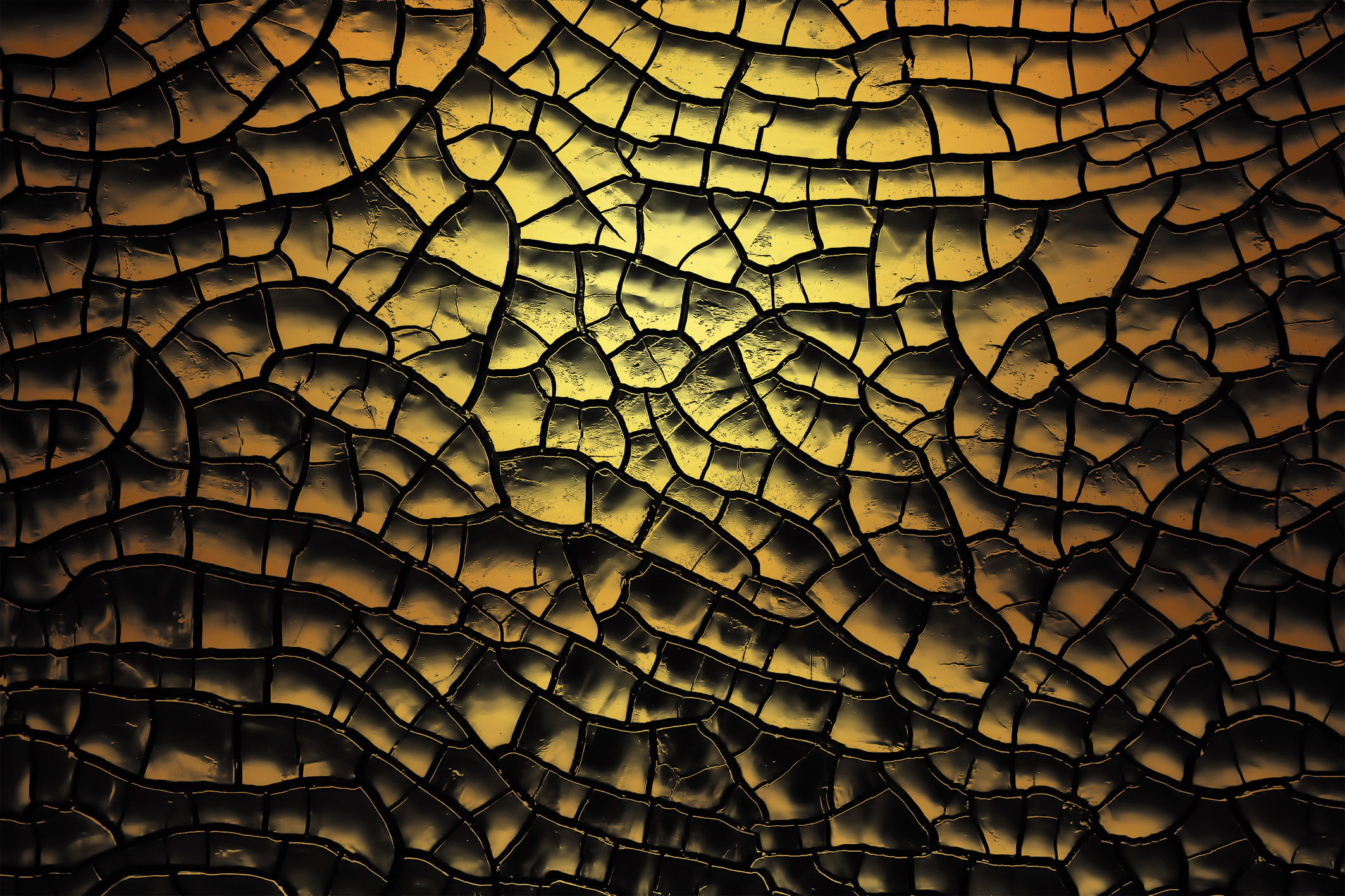 Wandbild Trockener Boden gold Wandbild Trockener Boden gold