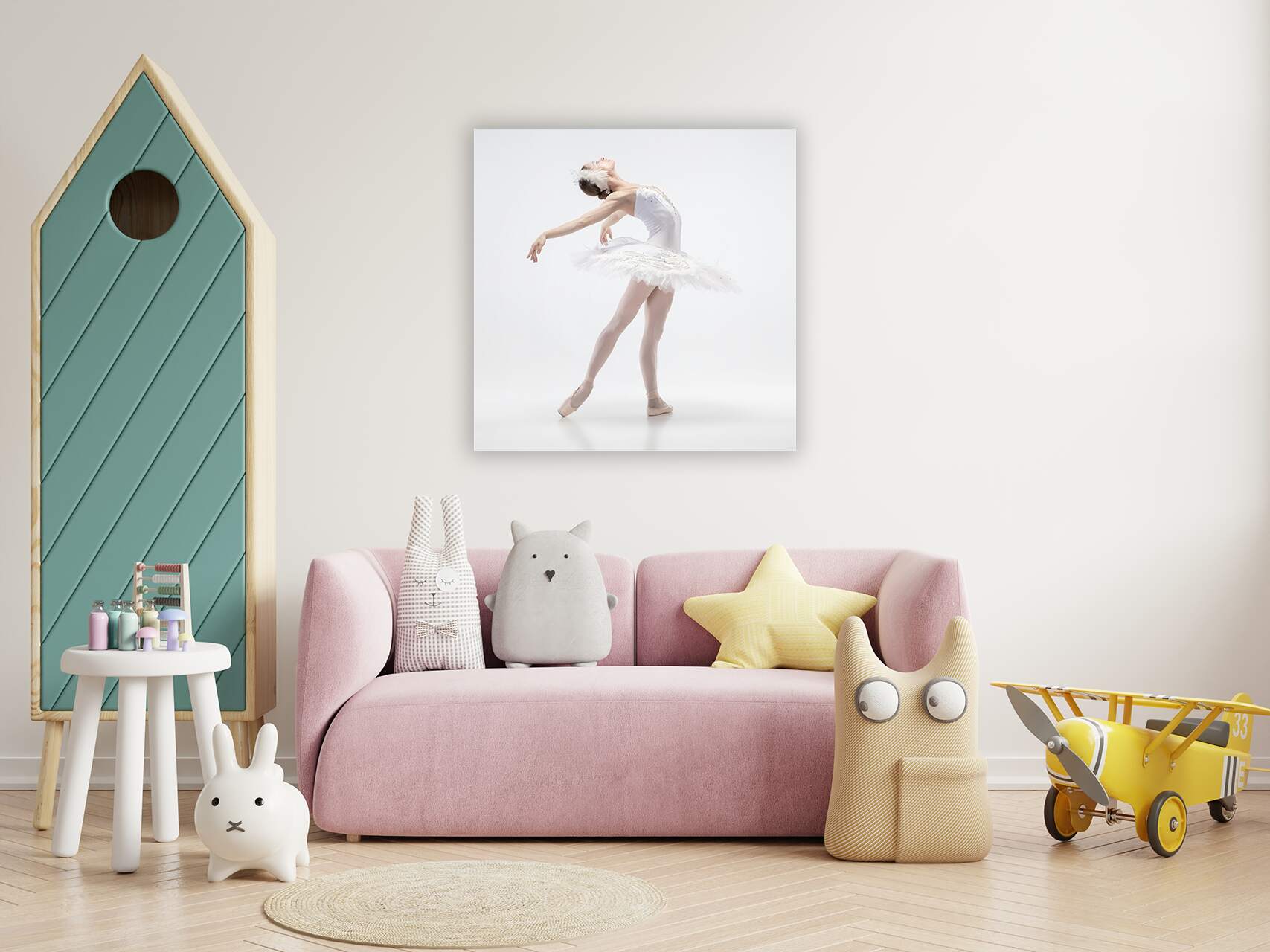 Wandbild Ballerina - Kinderzimmer 2