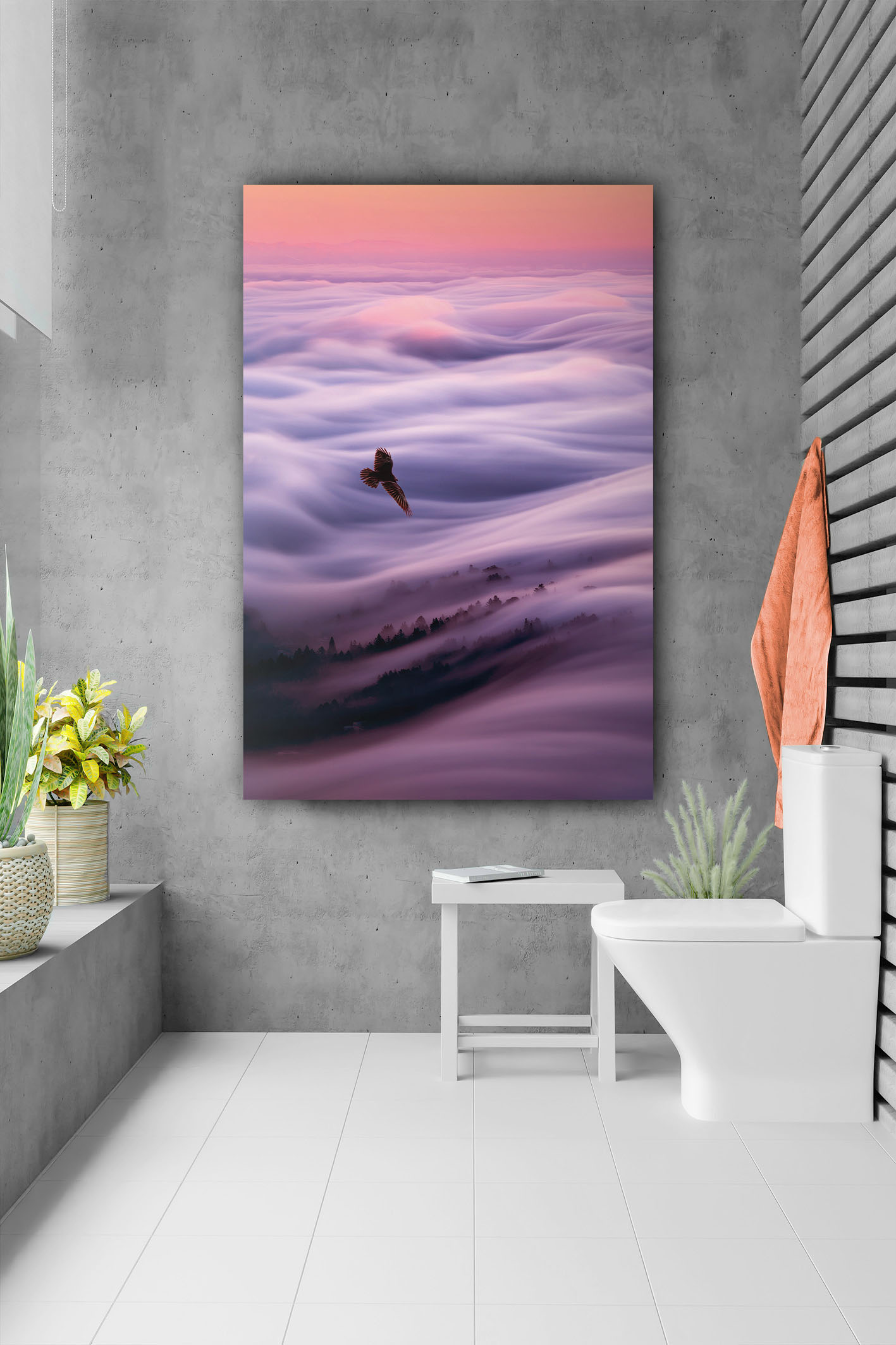 Wandbild Freiflug - Bad