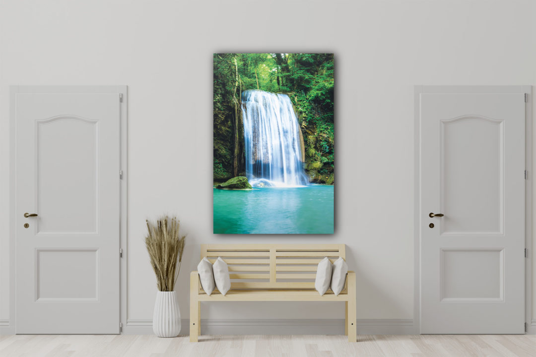 Wandbild Wasserfall - Flur