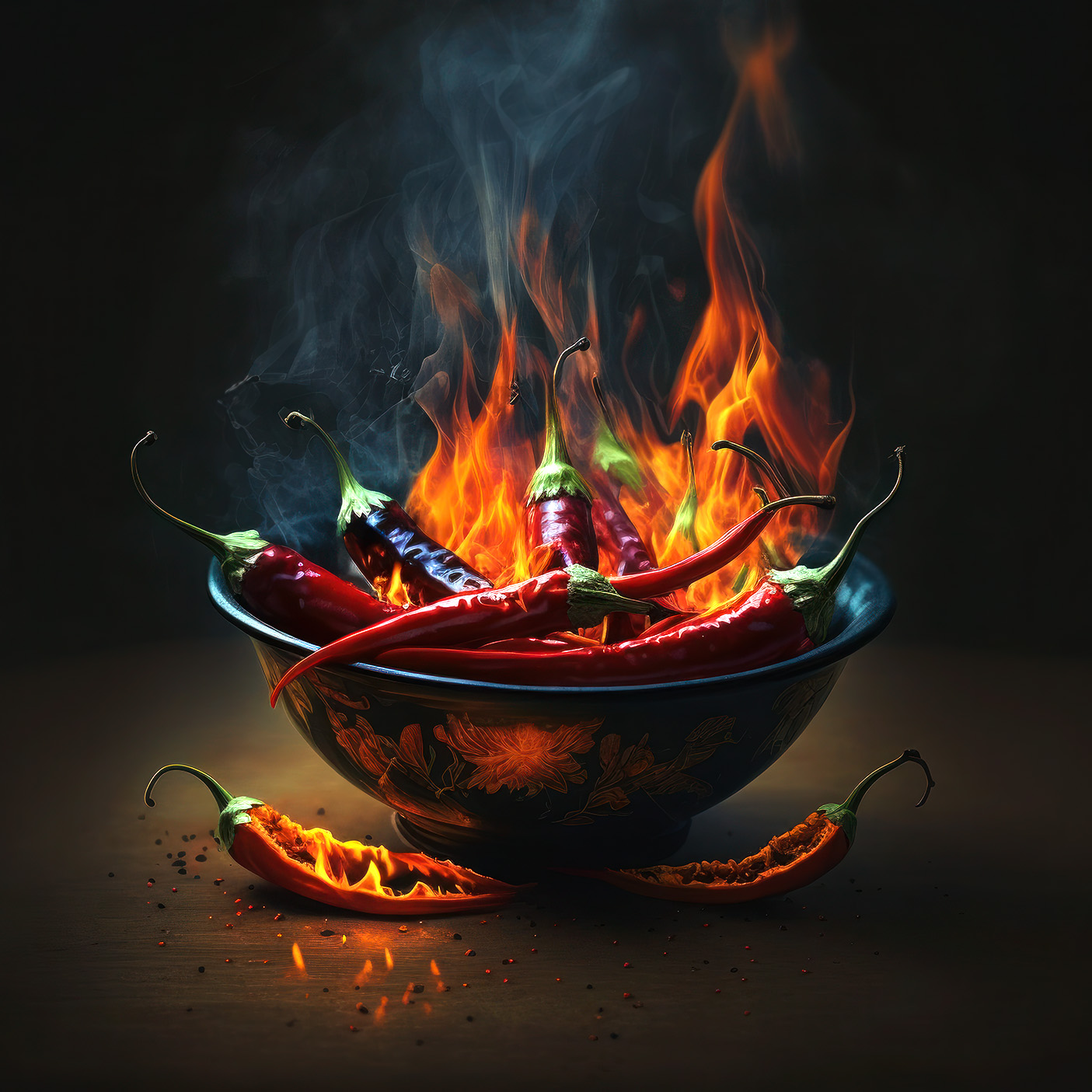 wandbild-feurig-abstrakt-claus-unterberg-web Wandbild Feurig