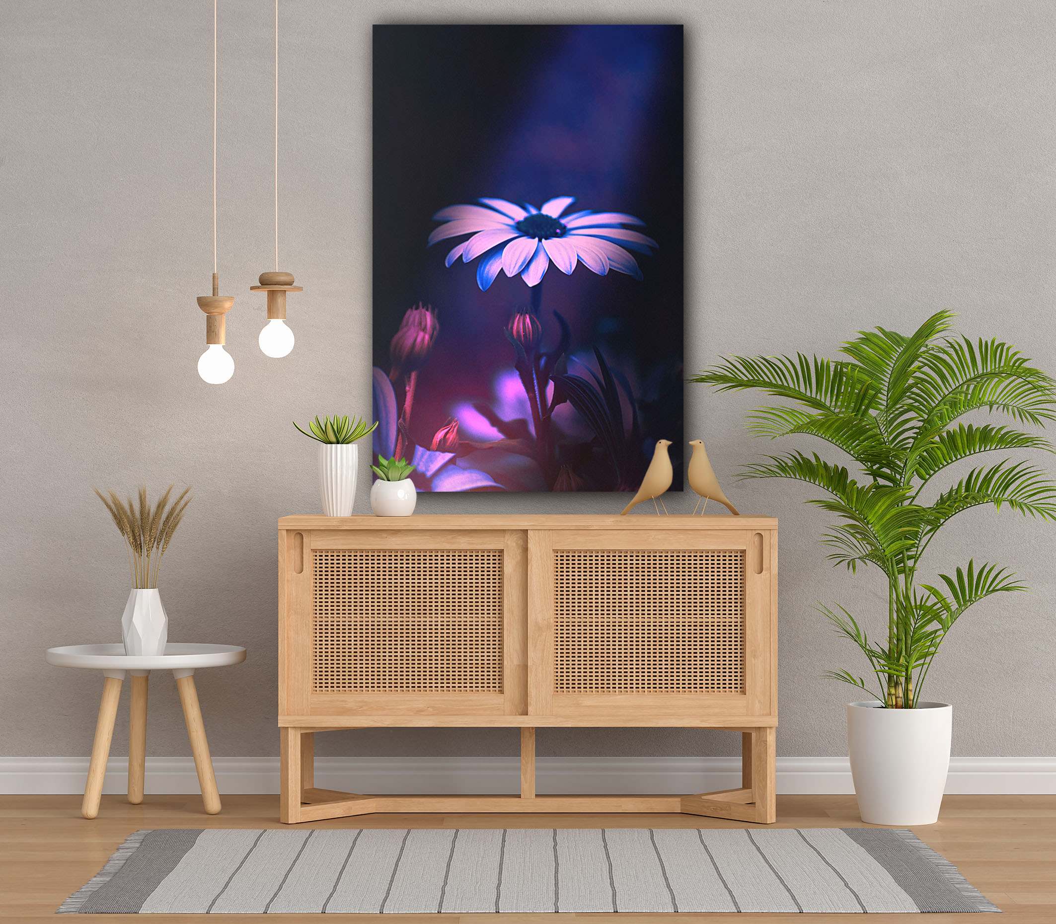 Wandbild Purple - Flur 2