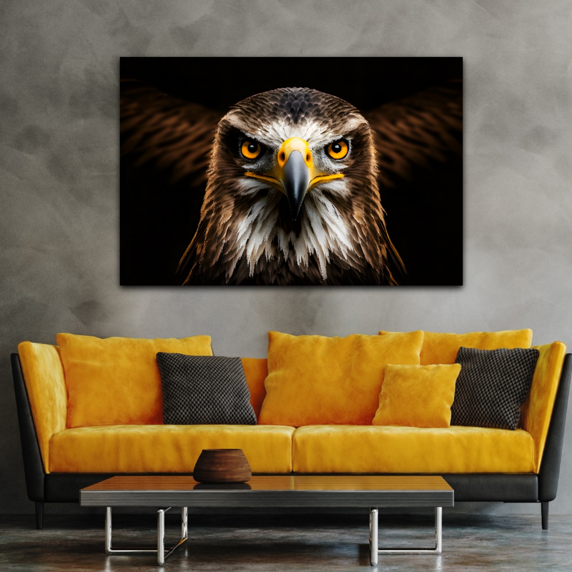 Wandbild Adler - Wohnzimmer