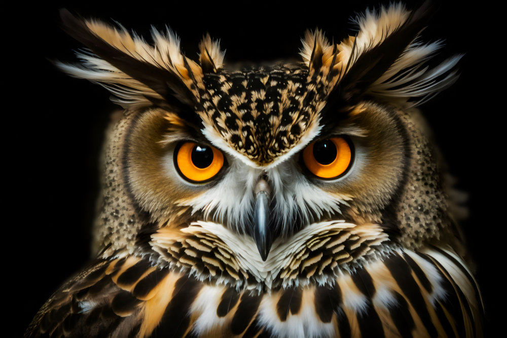 wandbild-uhu-tiere-natur-sabine-schiebofski-original Wandbild Uhu