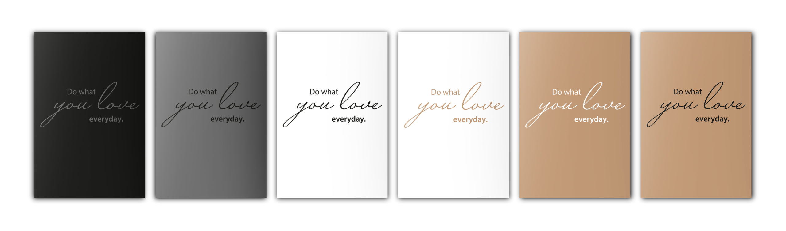 Wandbild Do what you love - Auswahl