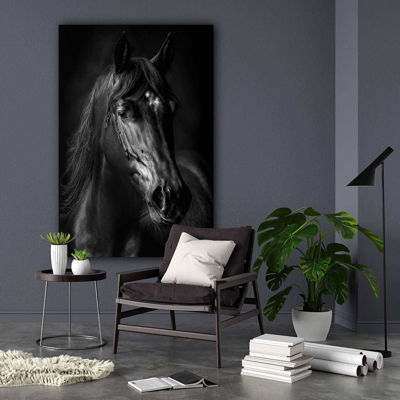 Wandbild Horse - Flur