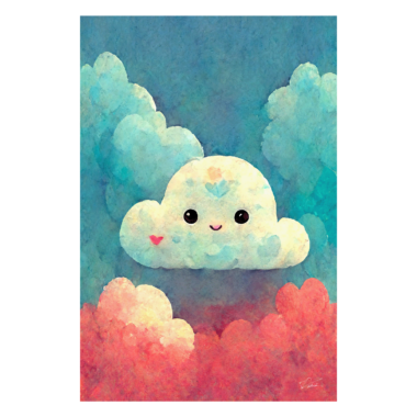Wandbild Cute Cloud