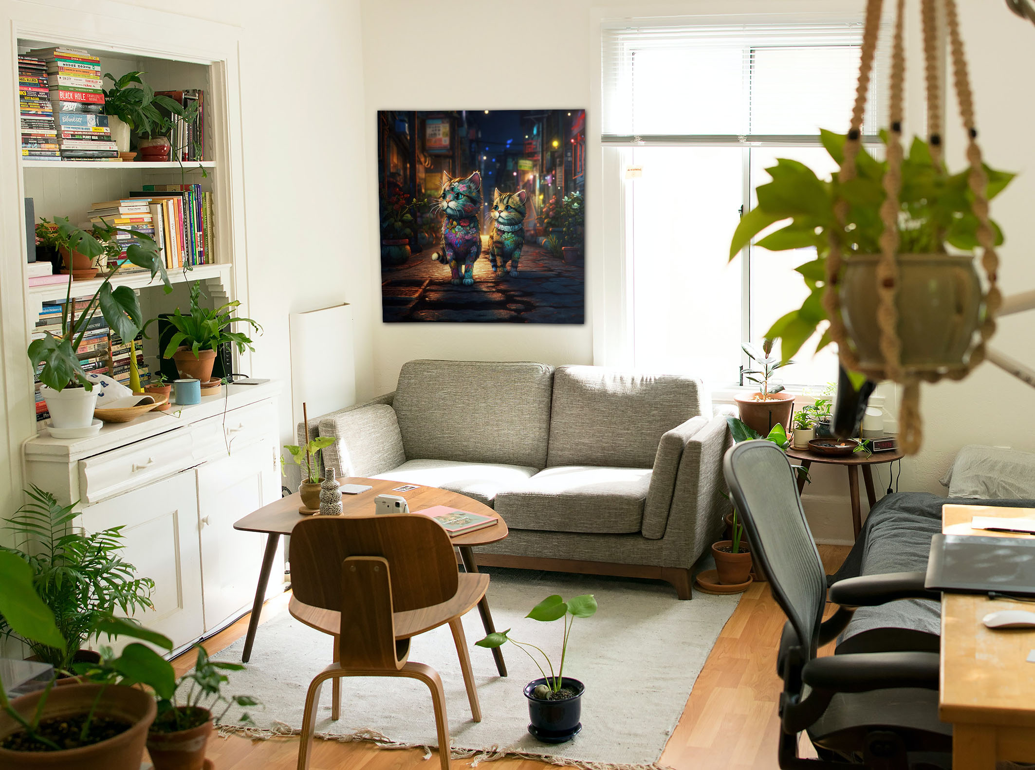 wandbild-kittenwalk-catill2020-wohnzimmer Wandbild Kittenwalk - Wohnzimmer