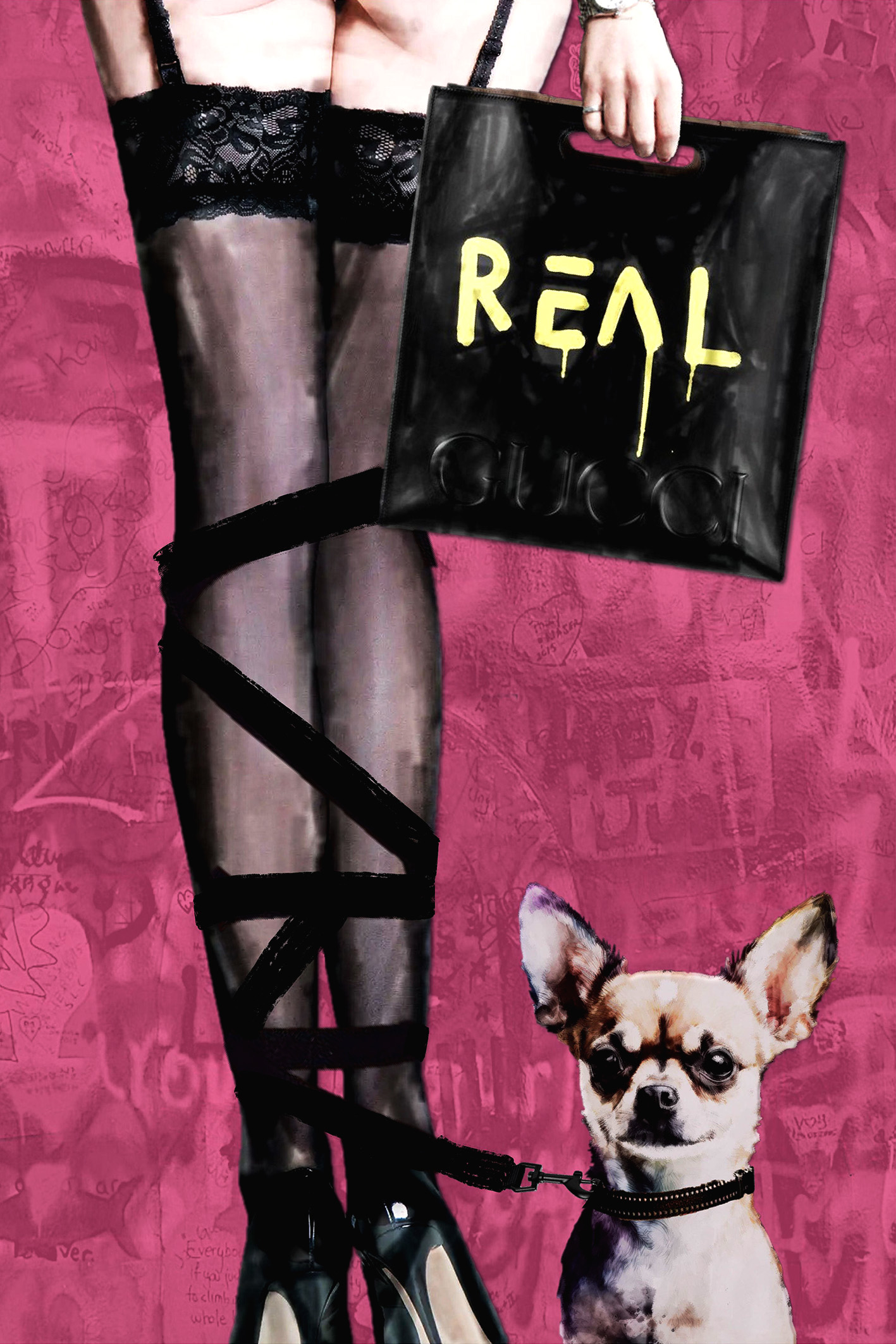 wandbild-strappy-stiletto-abstrakt-stefan-bammert-WEB Wandbild Strappy Stiletto