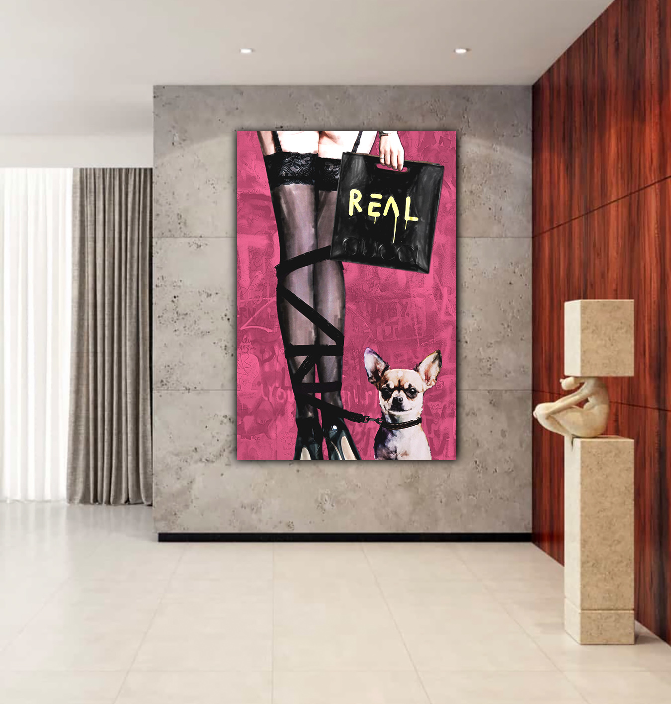 wandbild-strappy-stiletto-abstrakt-stefan-bammert-flur Wandbild Strappy Stiletto - Flur