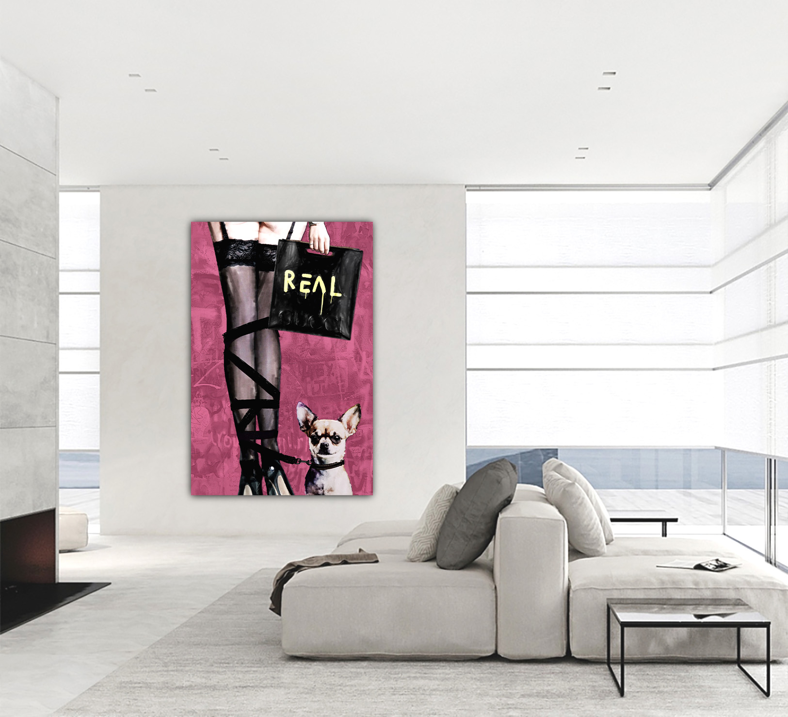 wandbild-strappy-stiletto-abstrakt-stefan-bammert-wohnzimmer Wandbild Strappy Stiletto - Wohnzimmer