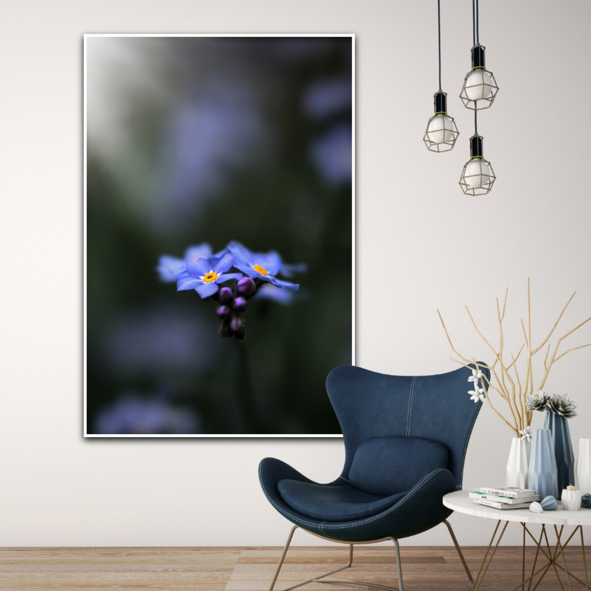 Wandbild Vergissmeinnicht - Flur 2 Wandbild Vergissmeinnicht - Flur 2