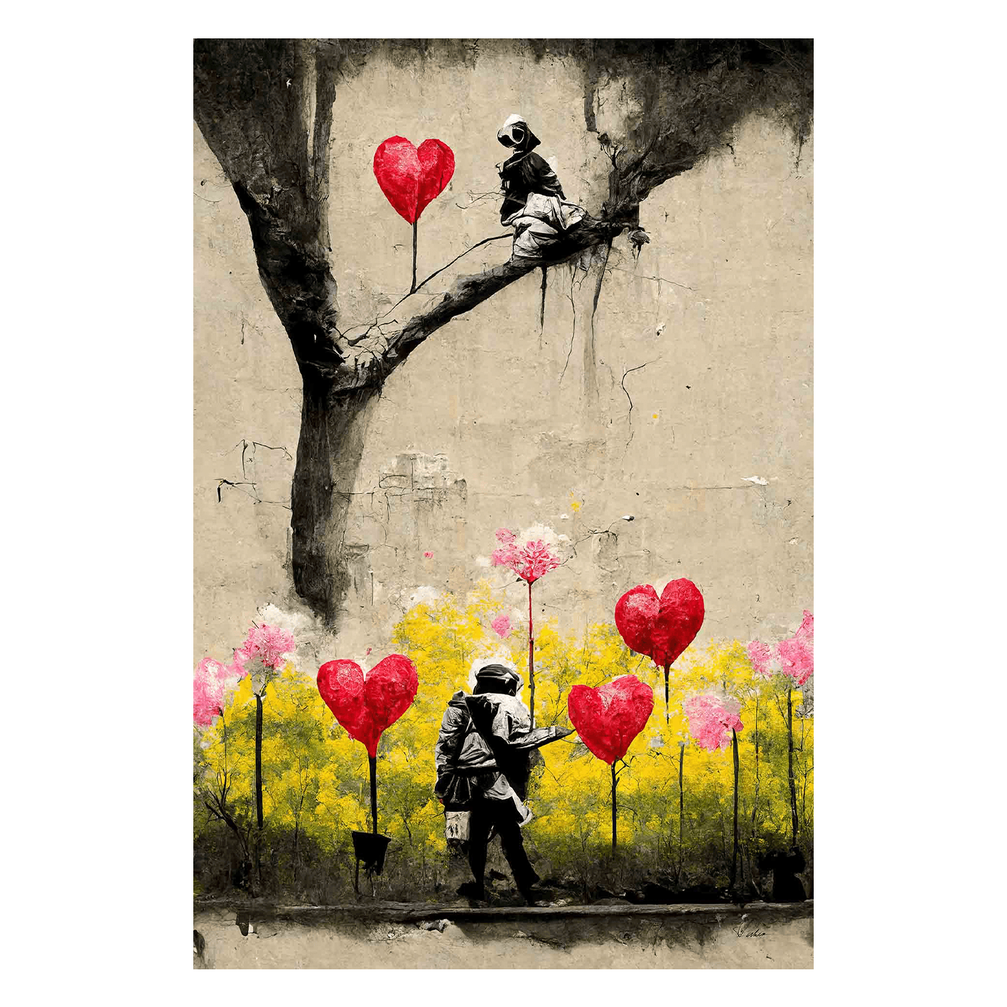 Wandbild Looking for Spring Wandbild Looking for Spring