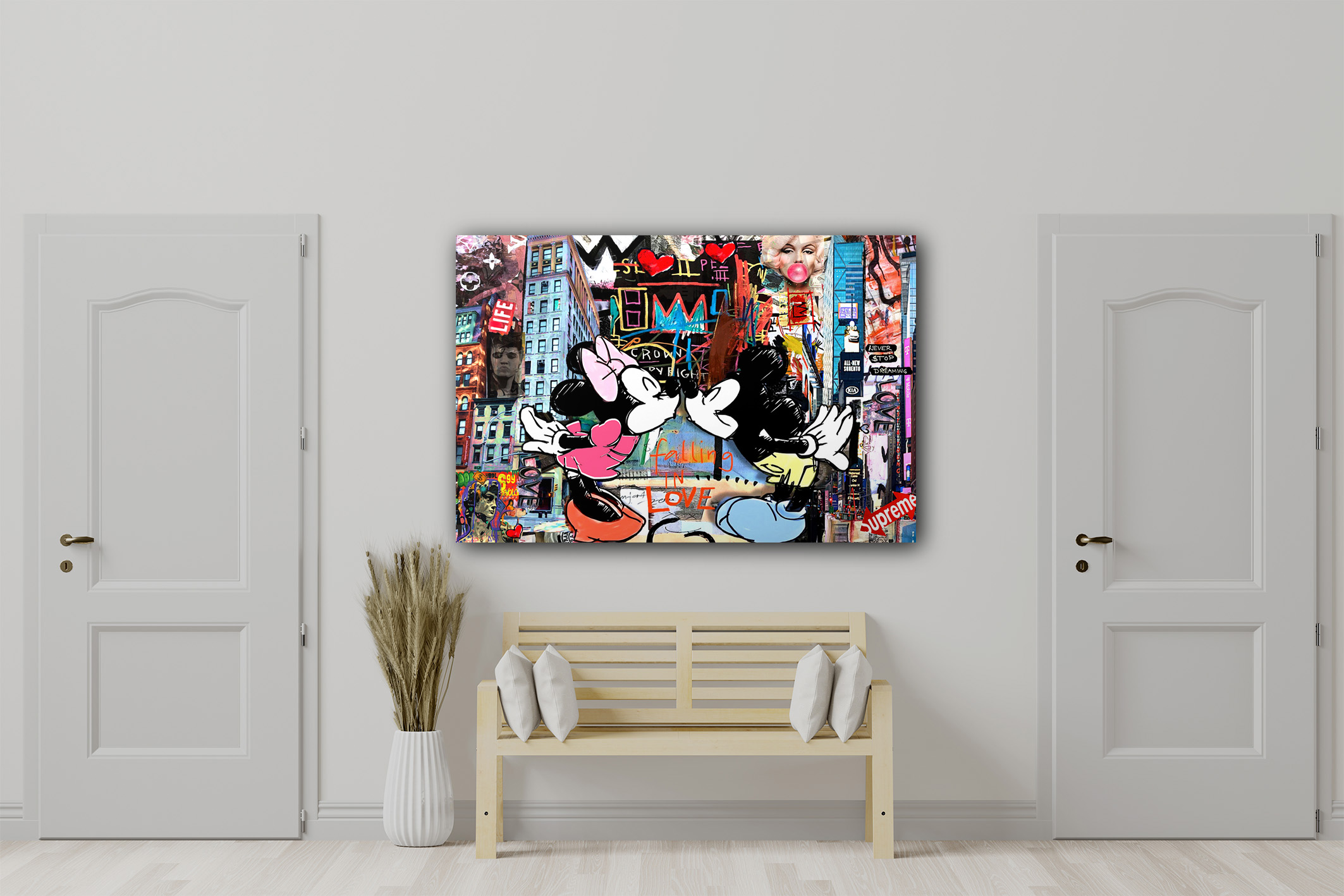 Wandbild Falling in love - Flur Wandbild Falling in love - Flur