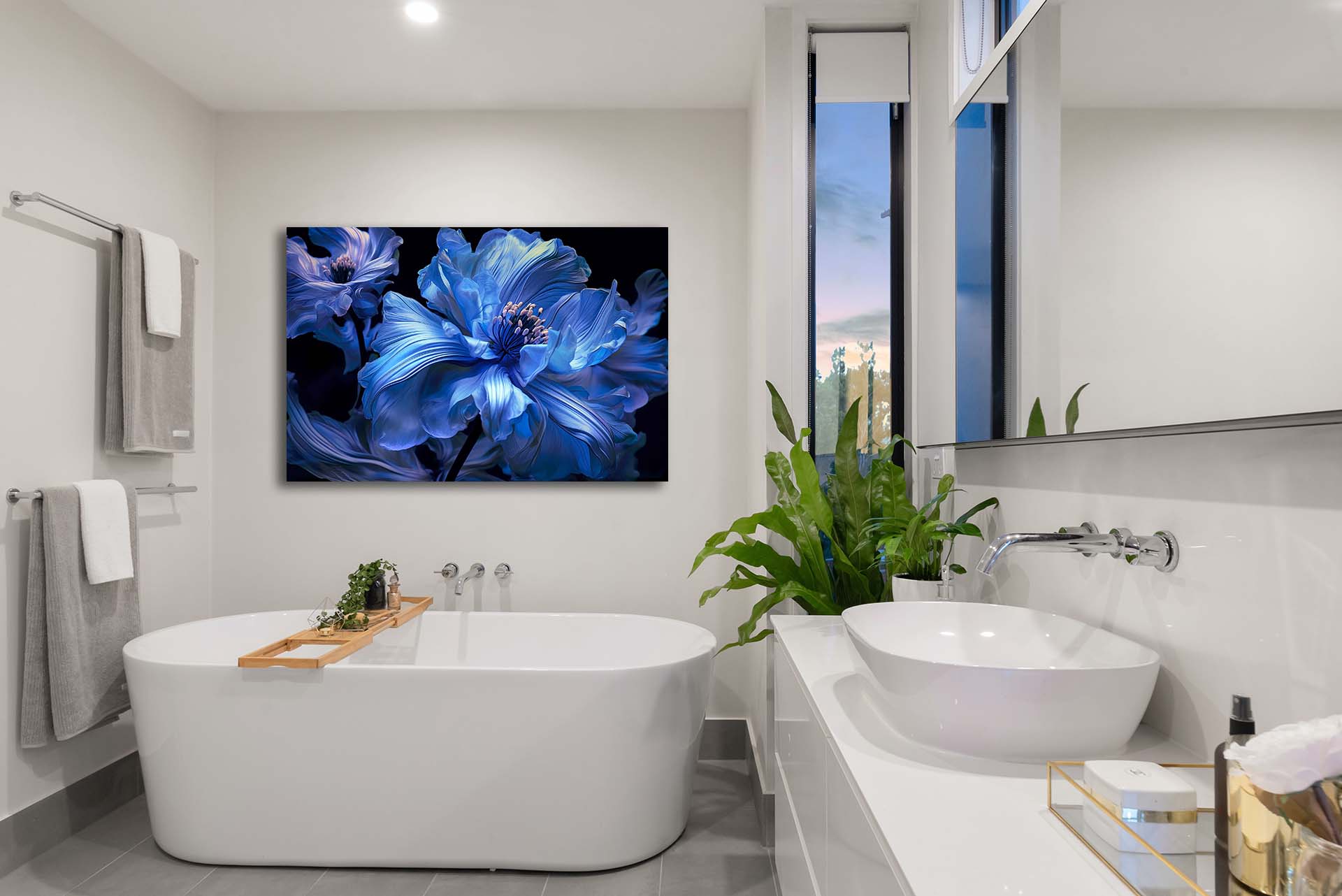 wandbild-blue-cornflower-catill2020-bad wandbild-blue-cornflower-catill2020-bad