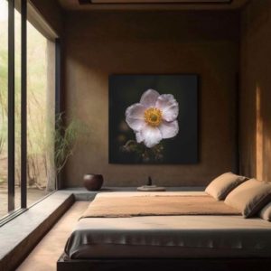 wandbild bluetenzauber natur landschaft moodyflower schlafzimmer