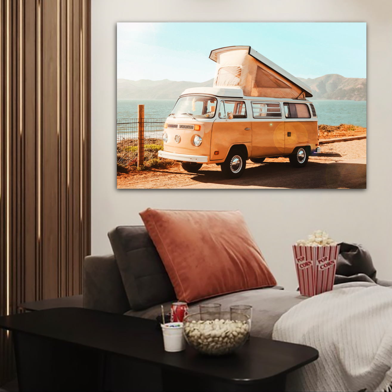 Wandbild Camper -Wohnzimmer 2 Wandbild Camper -Wohnzimmer 2