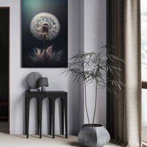 wandbild dandelion wohnzimmer