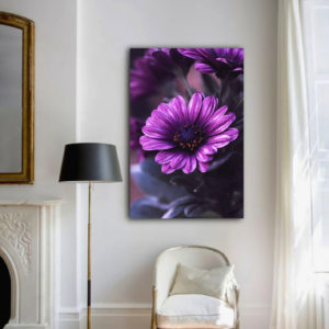 wandbild osteospermum sia wohnzimmer