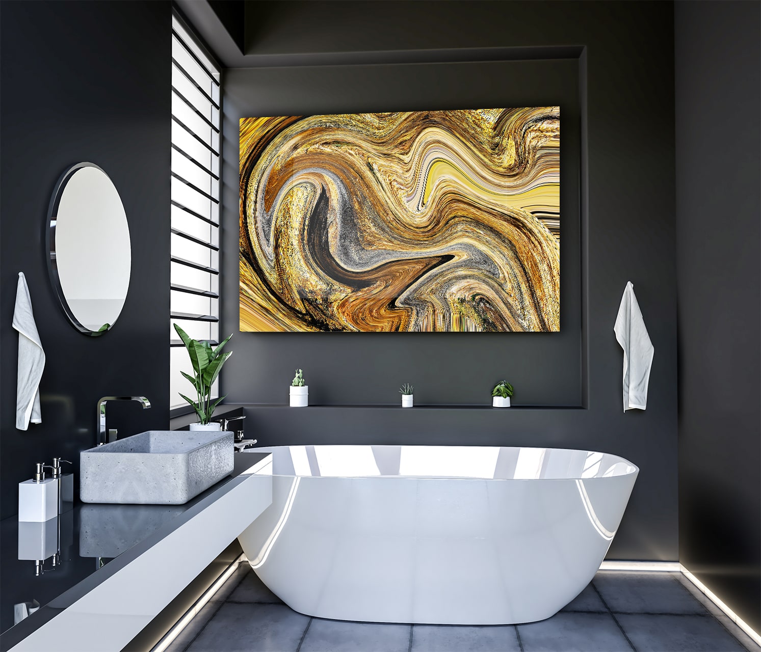 Wandbild Struktur - Bad Wandbild Struktur - Bad