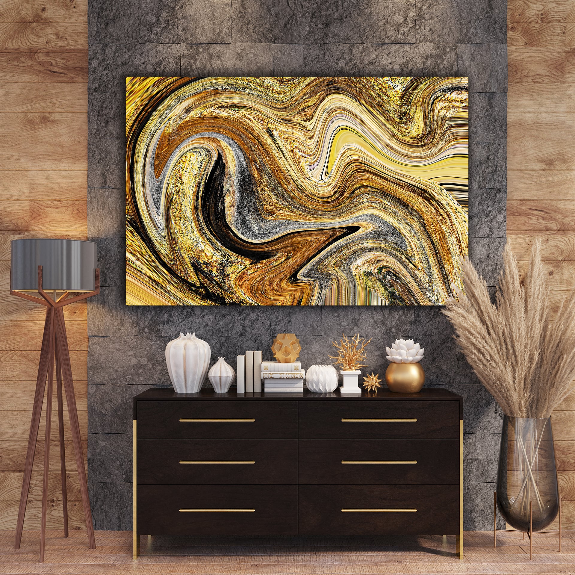 Wandbild Struktur - Flur Wandbild Struktur - Flur