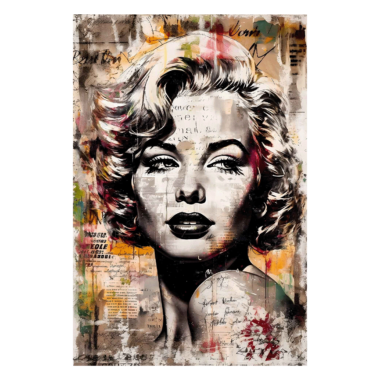 Wandbild Marilyn Vintage