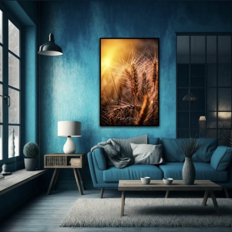 Wandbild Gerste Natur Landschaft Wohnzimmer Sabine Schiebofski