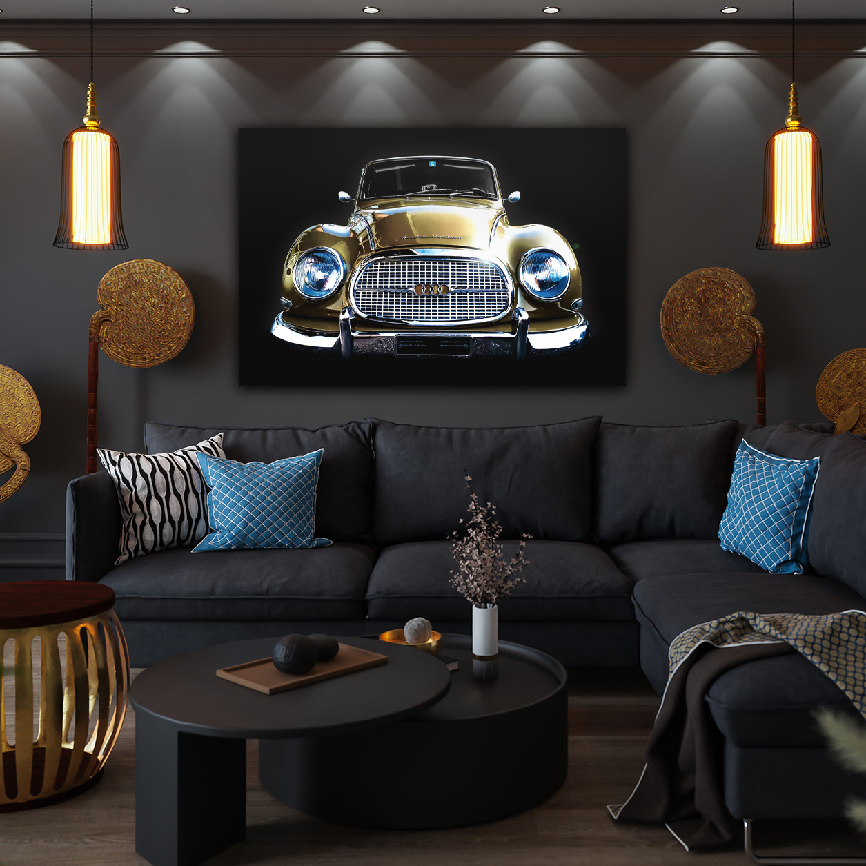 Wandbild Audidream - Wohnzimmer Wandbild Audidream - Wohnzimmer