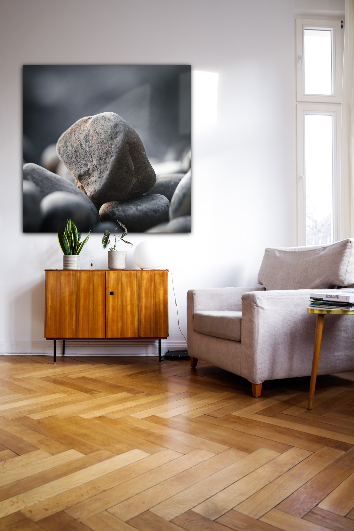 Wandbild Central Embrace - Wohnzimmer Wandbild Central Embrace - Wohnzimmer