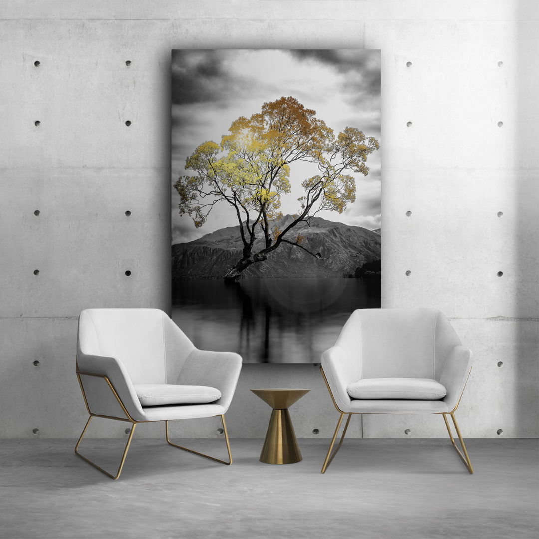 Wandbild Golden Tree - Flur