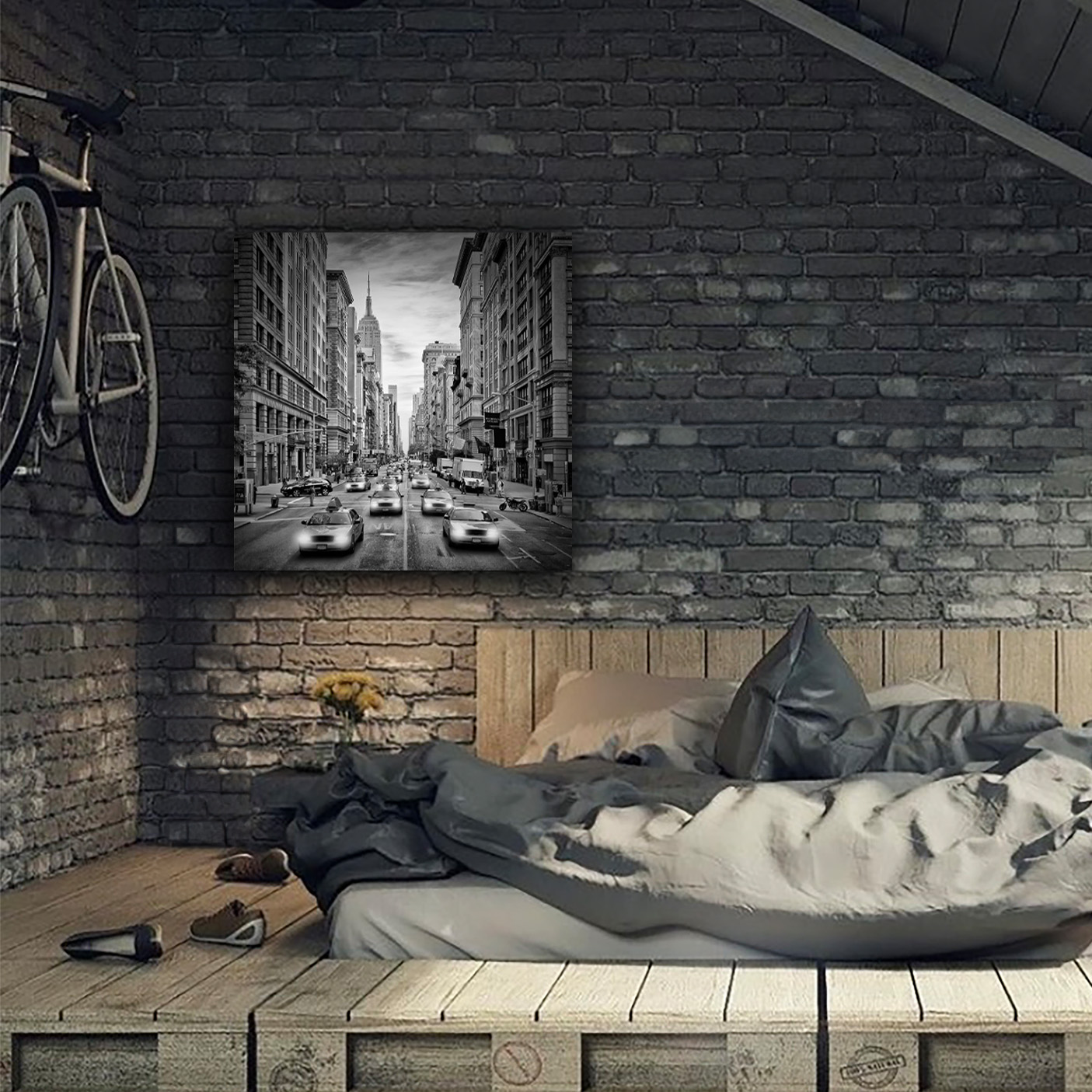 Wandbild New York City Fifth Avenue - Schlafzimmer Wandbild New York City Fifth Avenue - Schlafzimmer