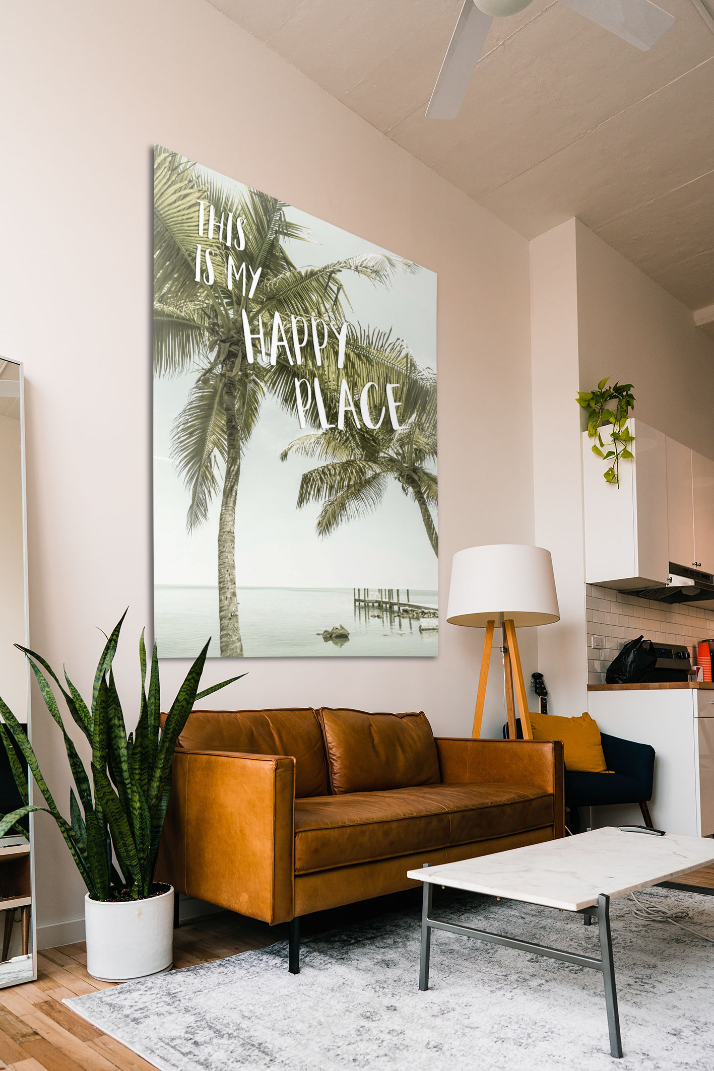 Wandbild This is my happy place - Wohnzimmer Wandbild This is my happy place - Wohnzimmer