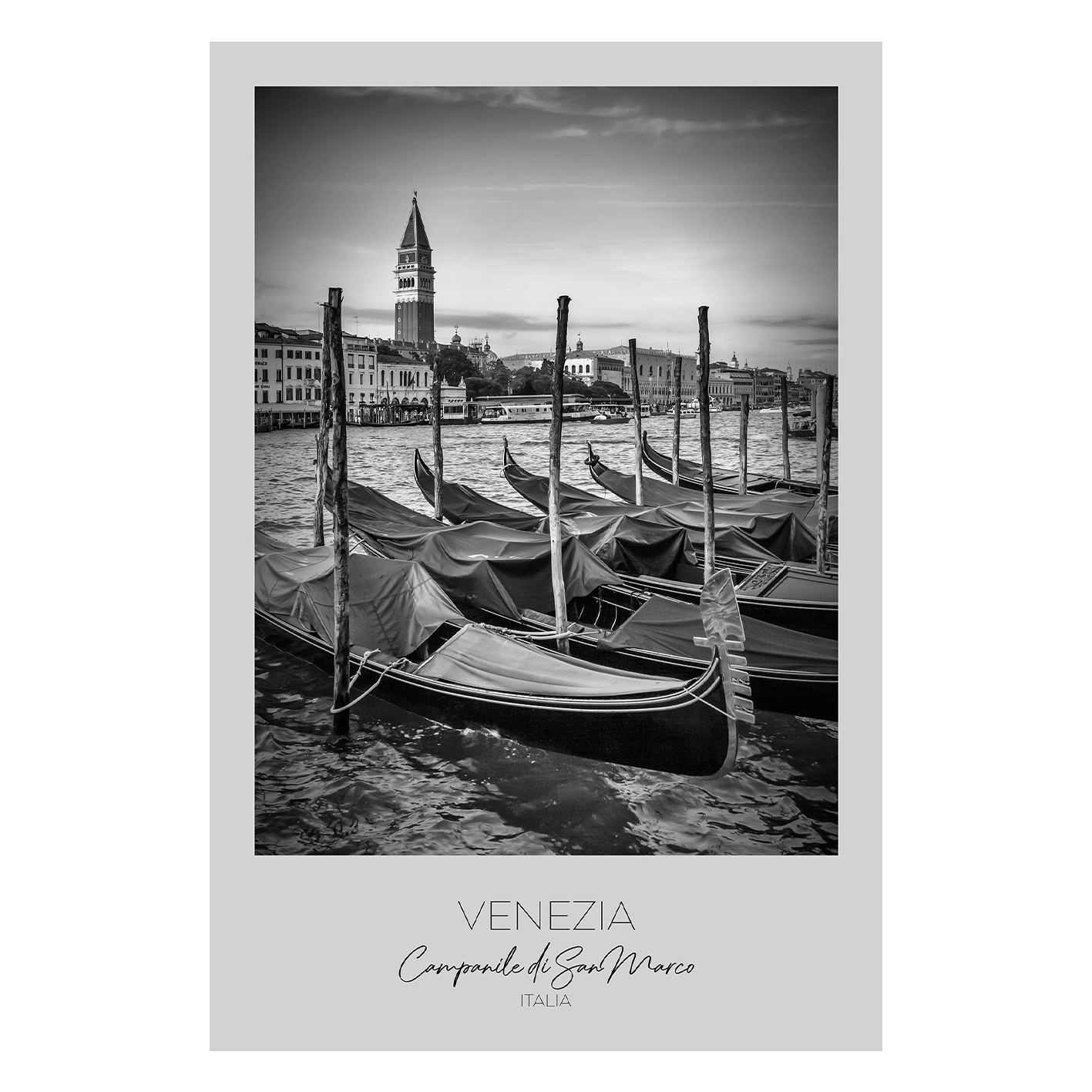 Wandbild VENEDIG Markusturm & Canal Grande Wandbild VENEDIG Markusturm & Canal Grande